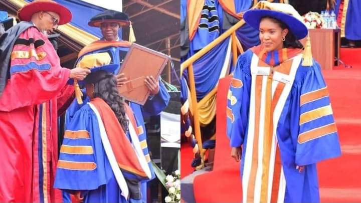University of Eldoret confers Olympic Champion Faith Kipyegon Honorary Degree