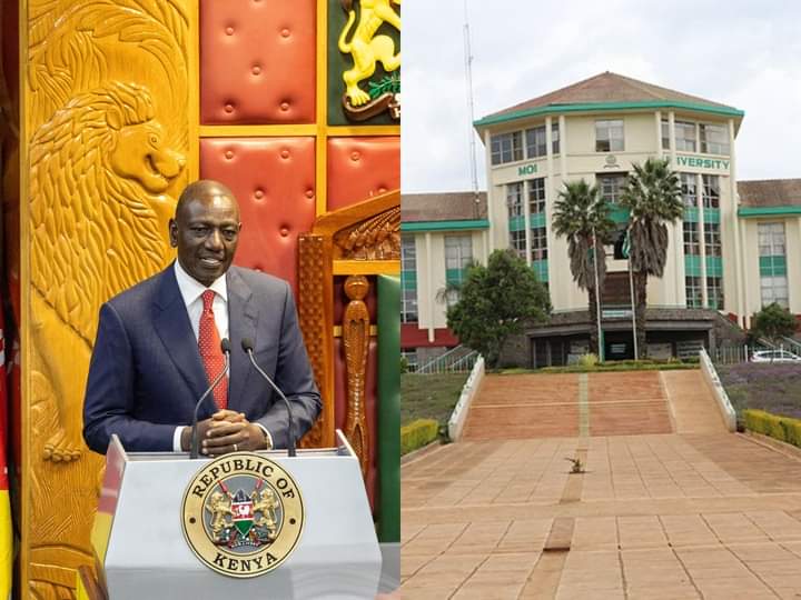 President Ruto Speaks About Moi University 