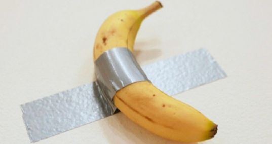Duct-Taped Banana Sold For Ksh. 803 Million At Art Auction