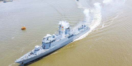 Africa’s Fastest Warship Gives President Ruto a 21-Gun Salute