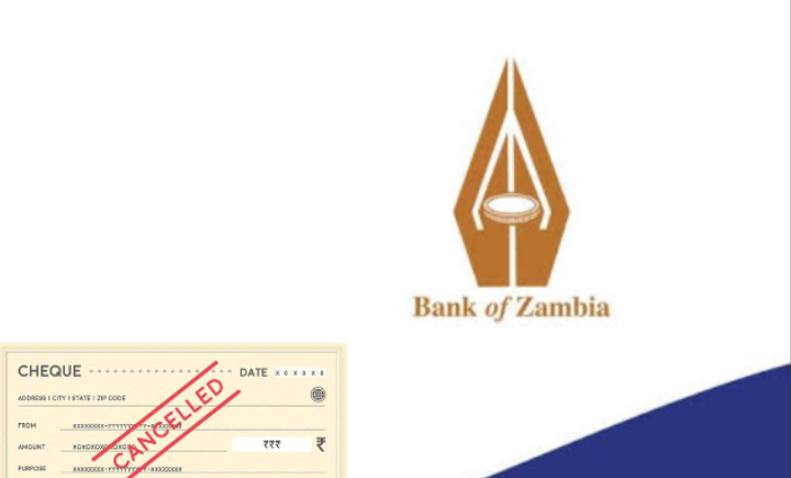 Cheques will no longer be accepted as a mode of payment in Zambia