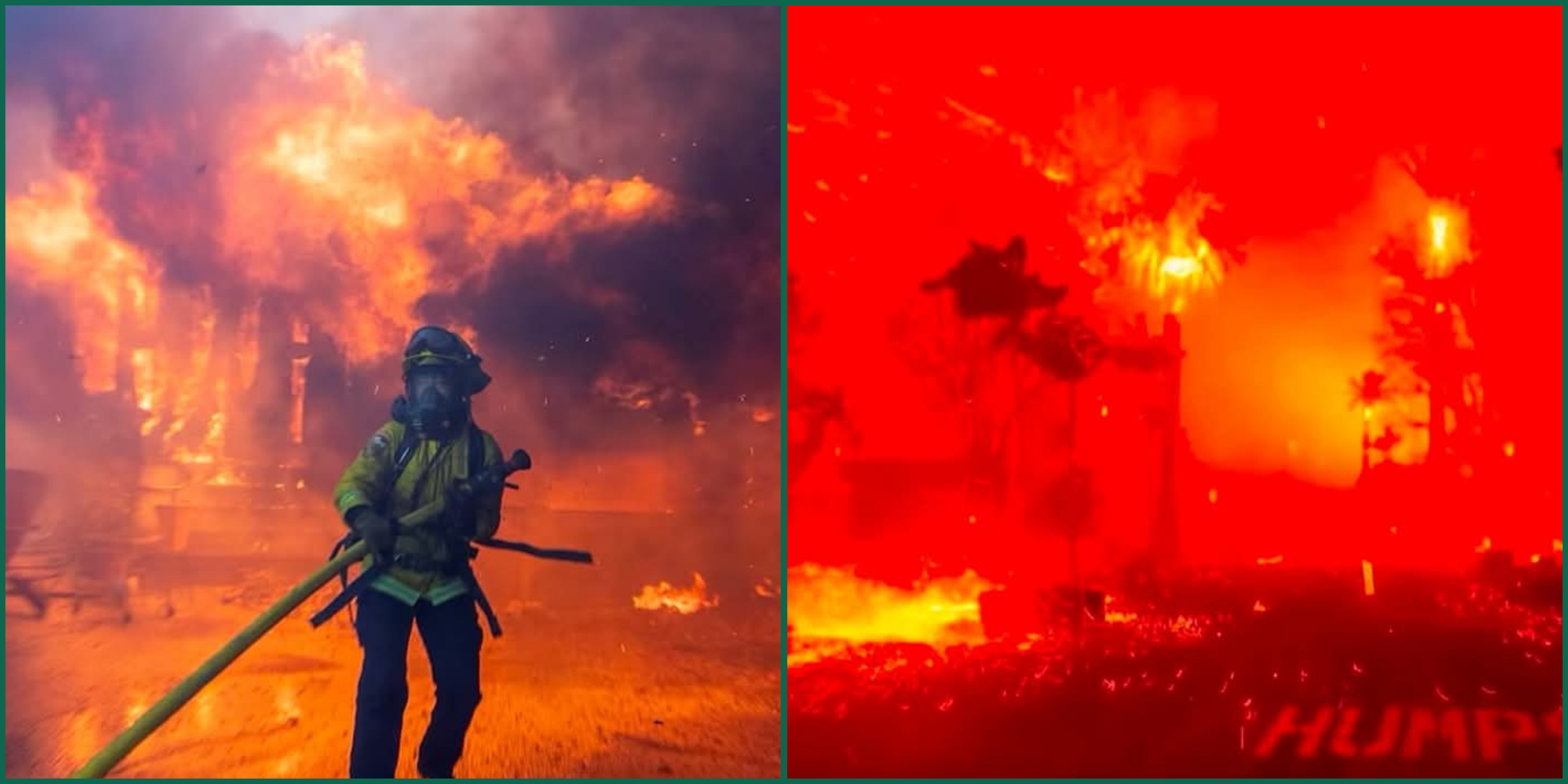 Pacific Palisades fire Spreads Across Los Angeles, California 