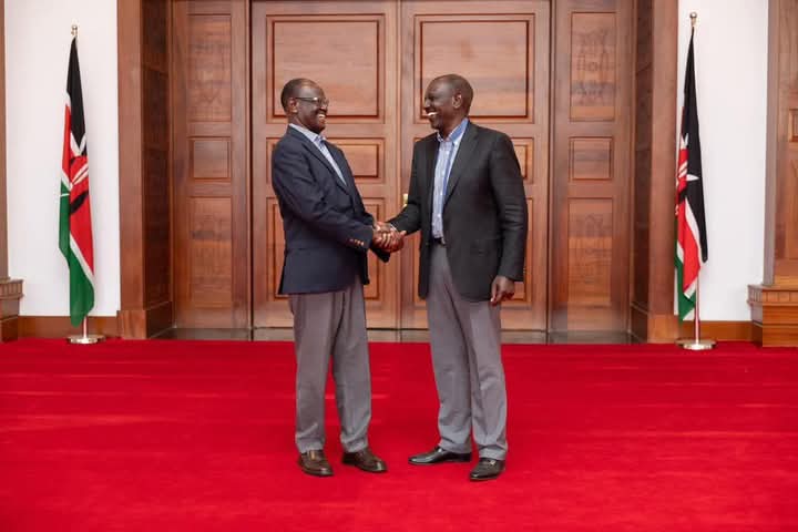 President Ruto hosts former Meru Governor Kiraitu Murungi at State House