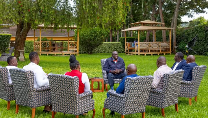 Former Dp Rigathi Gachagua meets Kisii MCAs at his Wamunyoro Residence