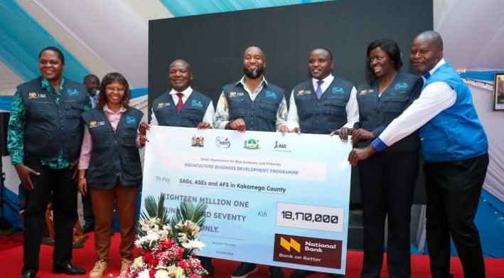 Government issues Sh 128 Million Grants to Fish Farmers