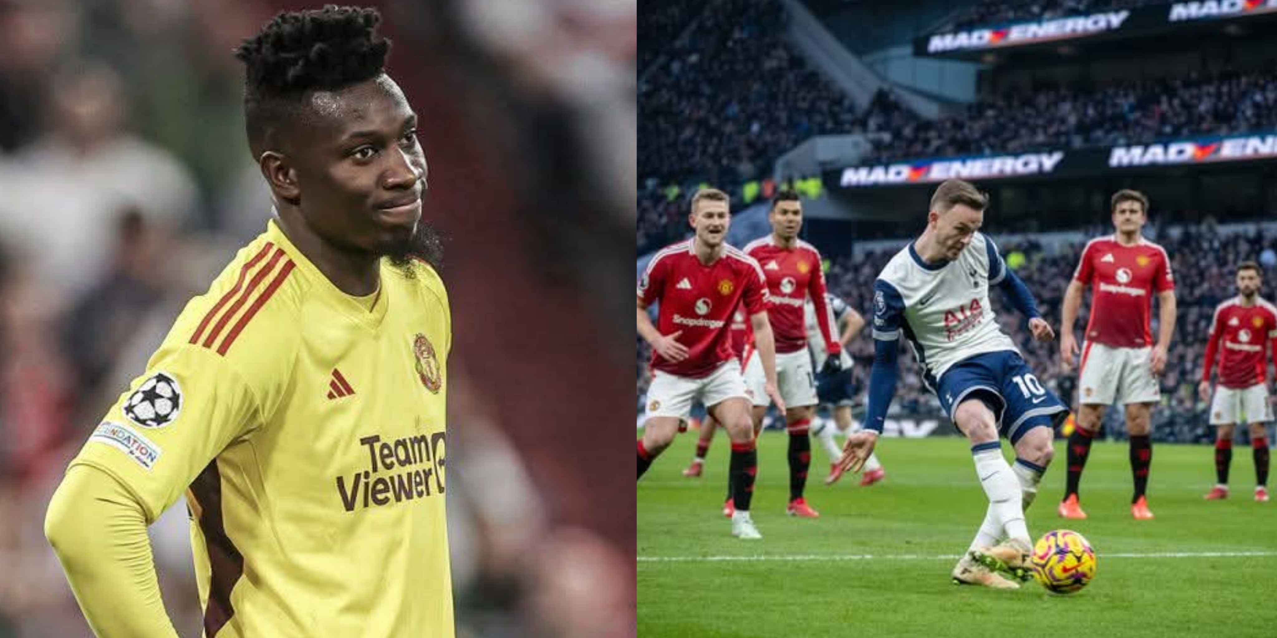 Manchester United Stare at Relegation as Onana Gifts Tottenham Win