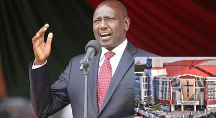 President Ruto Pledges Ksh100 Million to Construct Ksh1 Billion Church in Nairobi