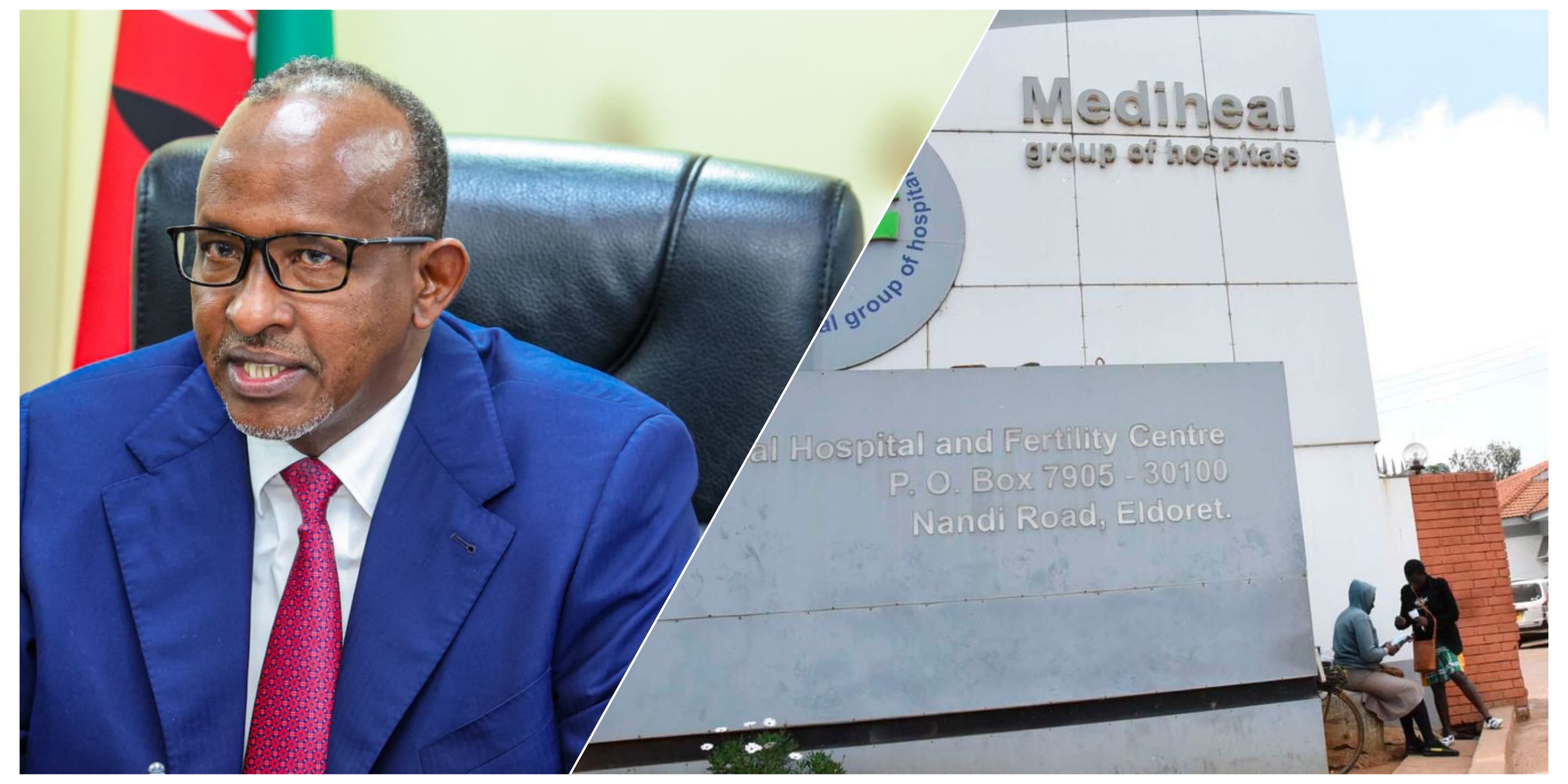 Health Cs Duale Halts kidney transplants at Mediheal hospital, suspends officials