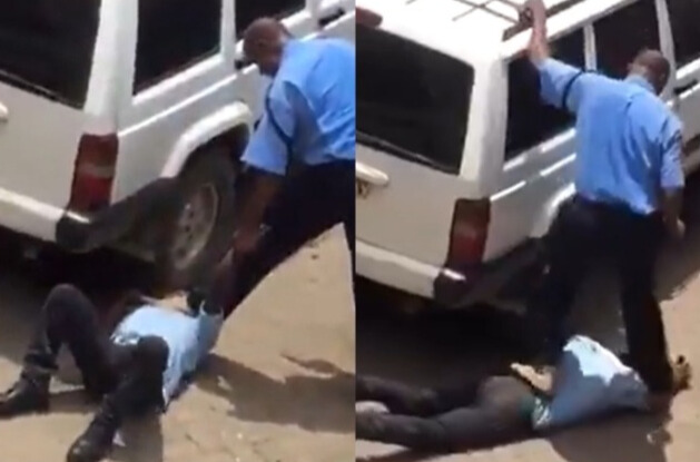 NPS Clarifies Viral Video Of Police Officer Assaulting Man On Ground