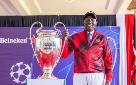Arsenal Kicked out of Champions League Despite Ruto's Prayer
