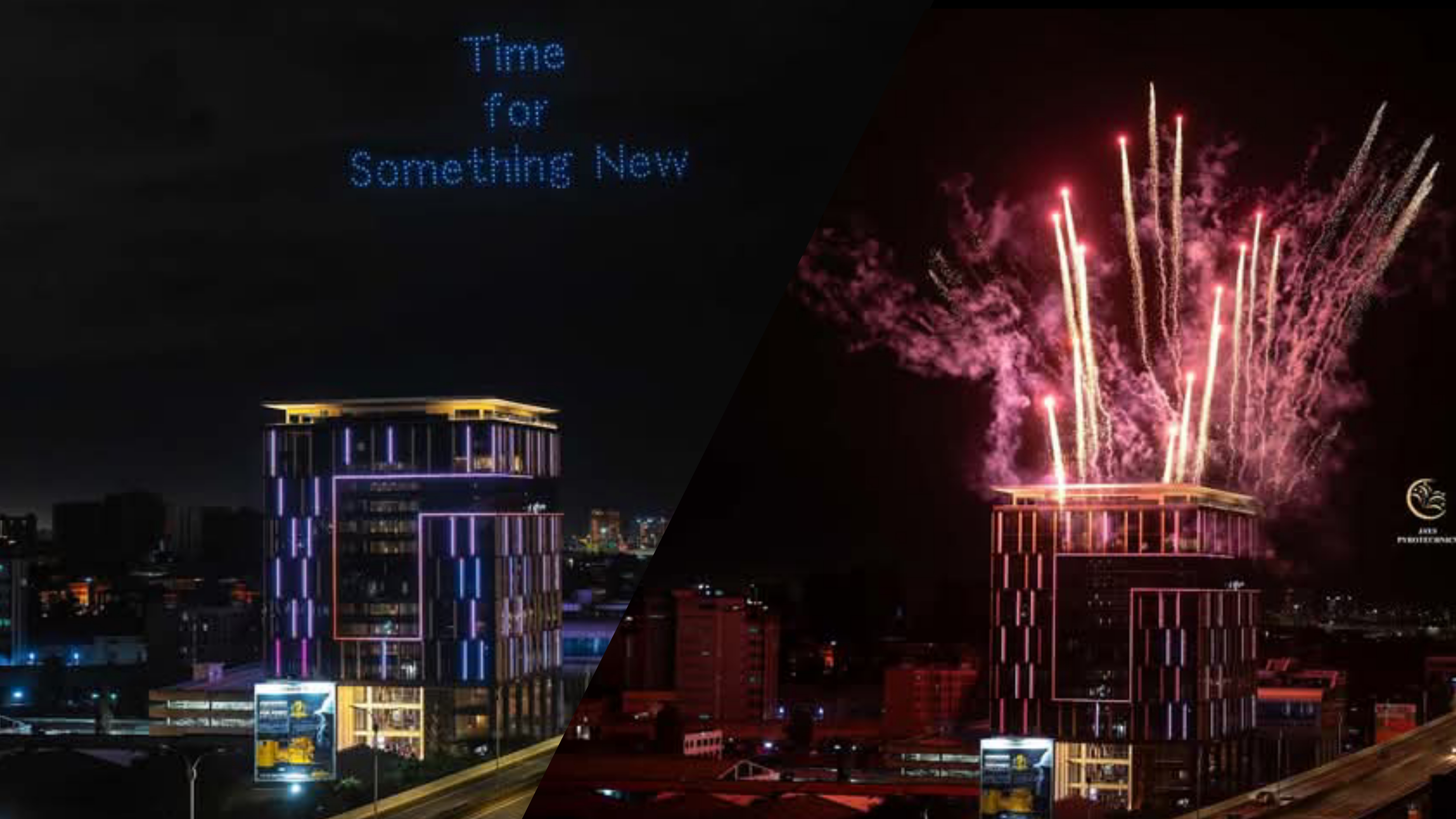 300-Drones light up Nairobi sky in a breathtaking celebration