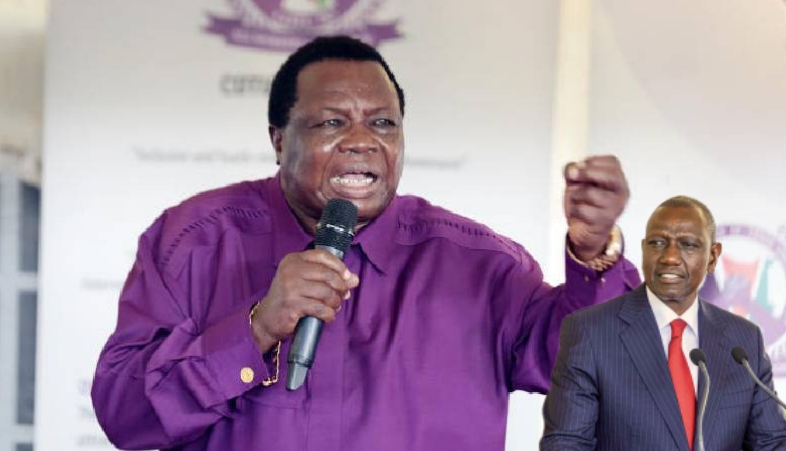 God will vote for Ruto in 2027, Make Him Win - COTU SG Francis Atwoli