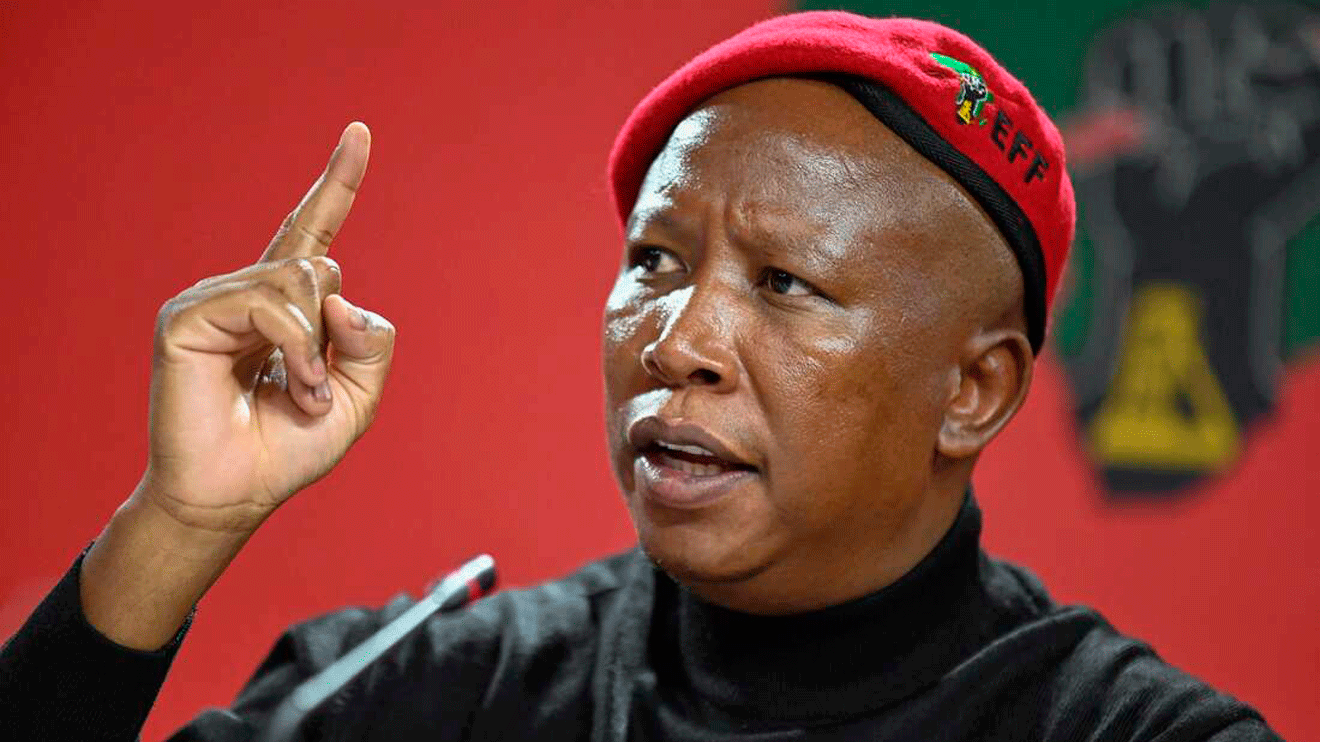 South Africa’s Julius Malema convicted for firing gun at 2018 rally