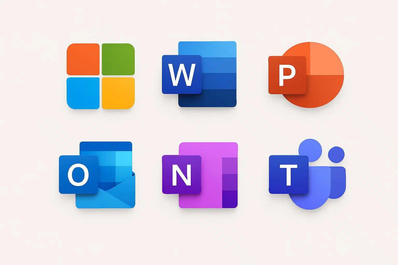 Microsoft 365 Gets Redesigned App Icons in New Look