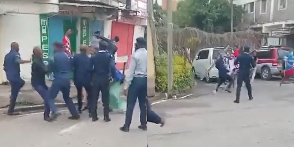 Nairobi County Askaris Clearing Illegal Structure Beaten, Forced to Scamper for Safety