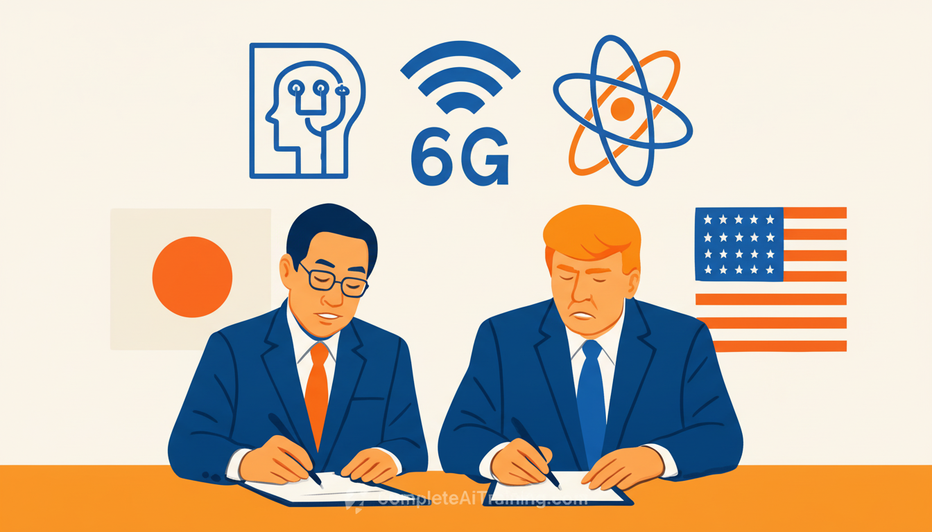 U.S. Signs AI, Chip, and Biotech Pacts With Japan, South Korea