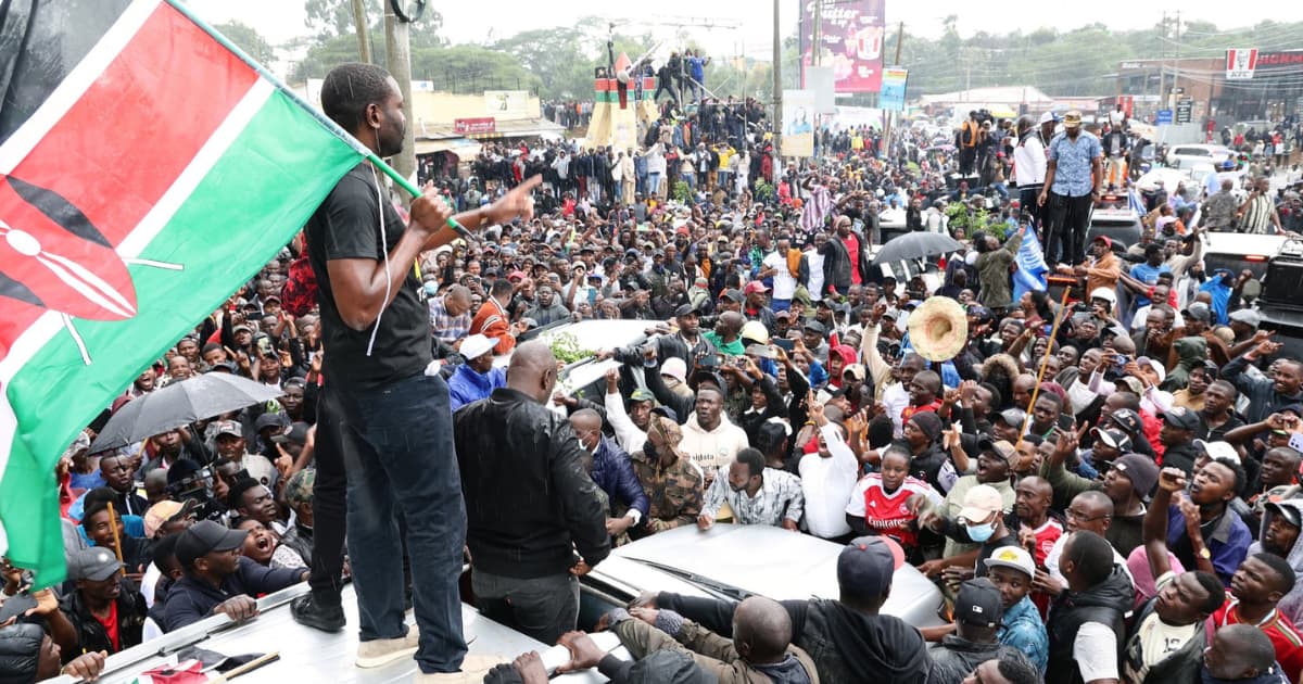 Teargas Disrupts Sifuna, Babu Owino, Linda Mwananchi Narok Rally