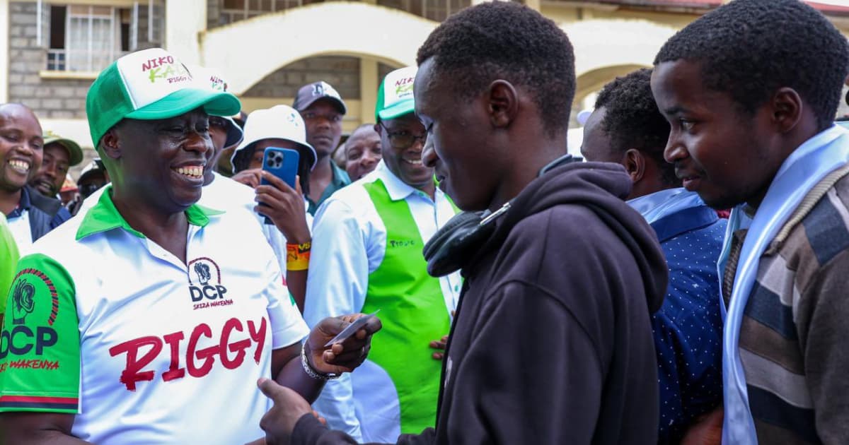 Gachagua Rallies Gen Z 'Tuko Kadi' as Voter Registration Gains Momentum in Nyeri