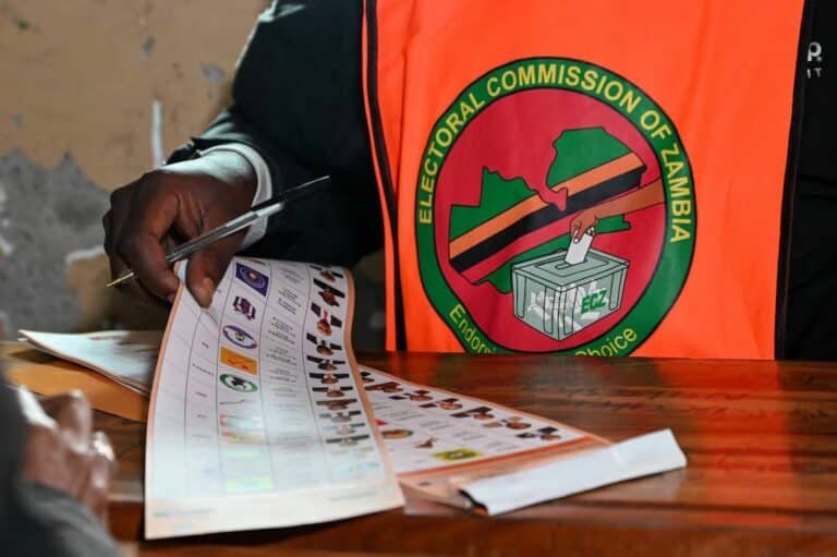 Zambia suspends election vote counting over violence, theft of ballot papers